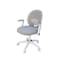 Boss Office Products White Frame/Gray Mesh Task Chair B676WT-GY - alternate 3